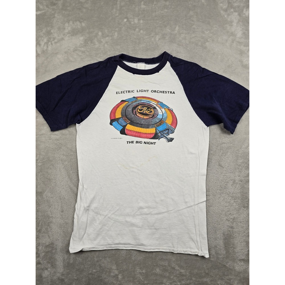 Vintage Electric Light Orchestra T-Shirt Men S ELO 1977 The Big Night Tour *Read